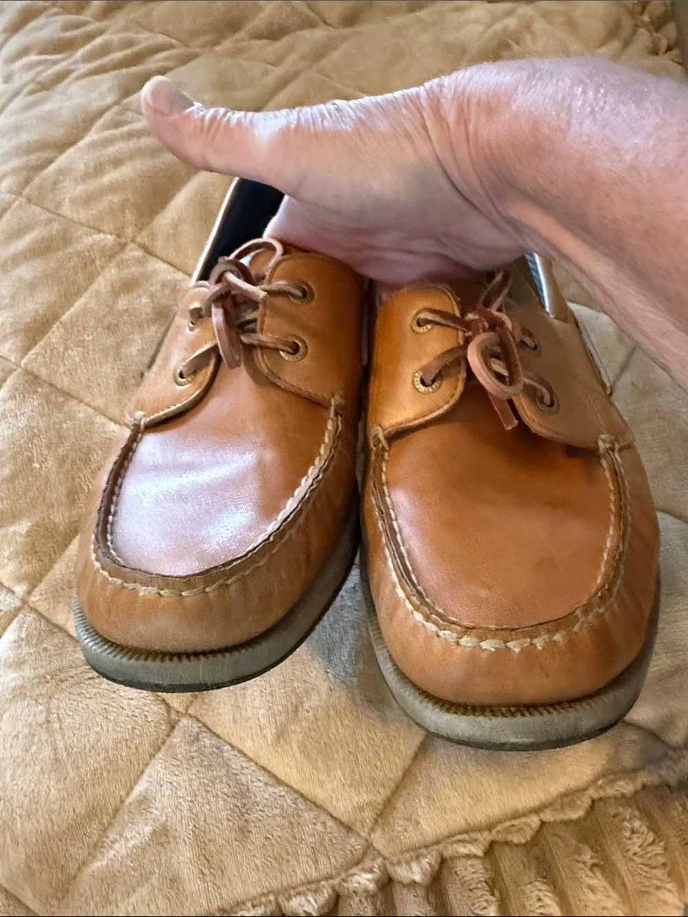 Rockport Men's Leather Boat Shoes - Brown